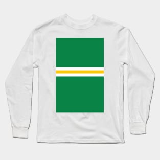 Glasgow Celtic Colours Bar Design Long Sleeve T-Shirt